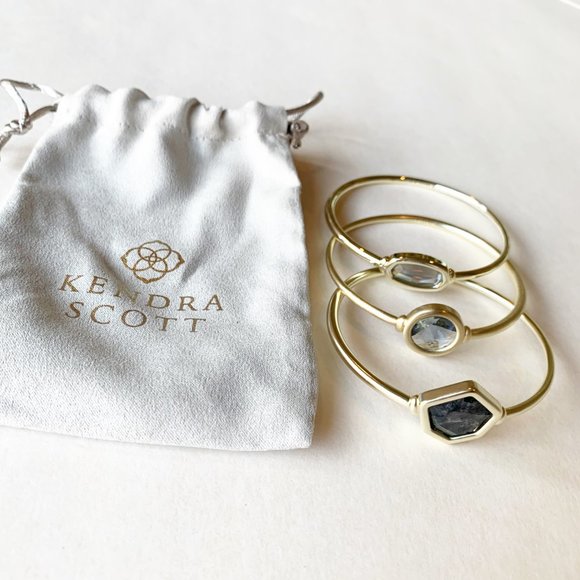 Kendra Scott Jewelry - NWOT - Kendra Scott Natalia Gold Bangle Bracelets